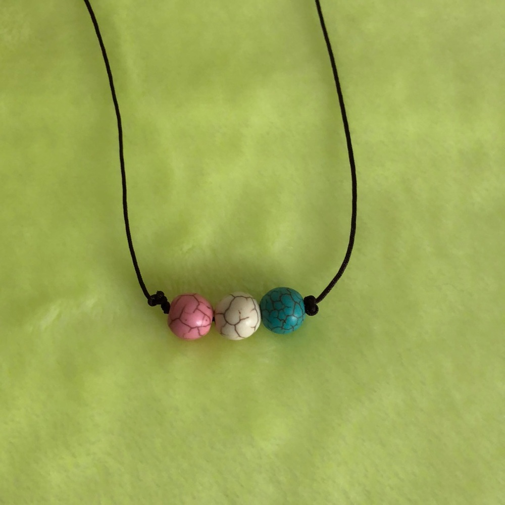 3 beaded necklace
